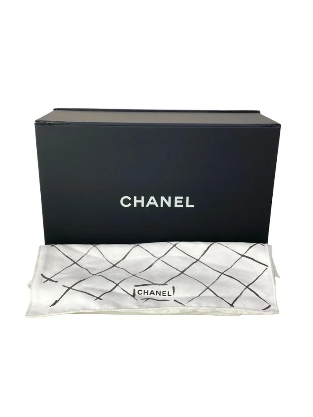 Chanel Shoulder Bag Double Flap Quilted Black Chain Silver